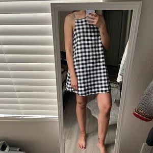 Zara gingham dress